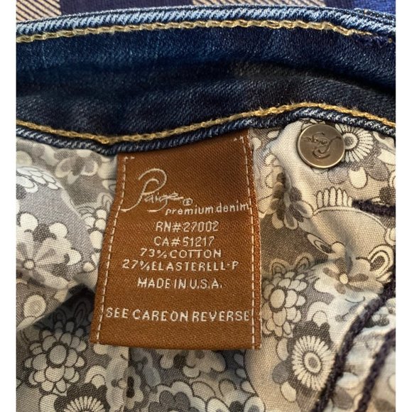 Paige Verdugo Jegging Blue Dark Wash womens size 28 - Picture 5 of 6